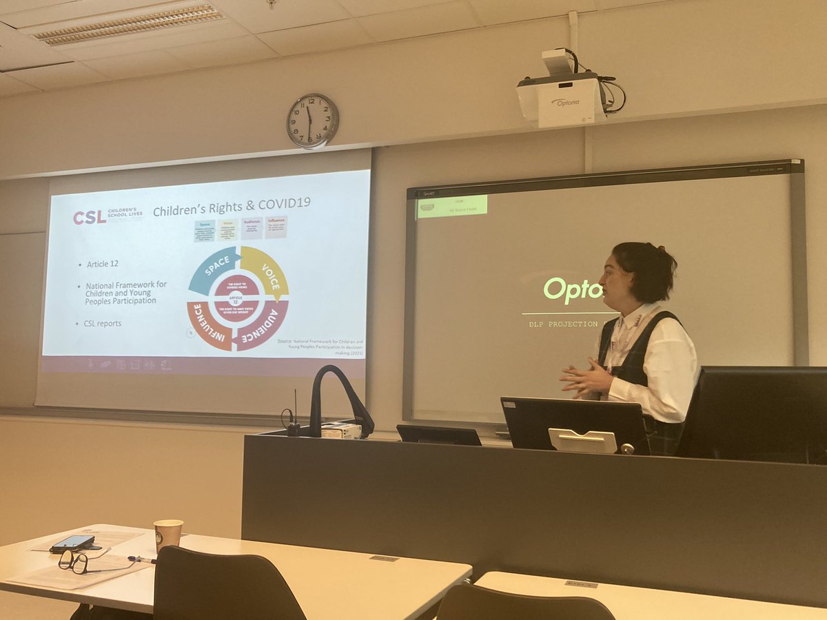 econrachel's tweet photo. Are you interested in students as CO researchers? Then one to watch is @acdonegan 👇Our Norwegian colleagues who pride themselves on student centred education were very impressed with Aoife’s research. Great job Aoife 👏👏 @CSLstudyUCD  @SchoolofEdUCD @TeachingCouncil @gmsainz https://t.co/DobwGD6ZsG