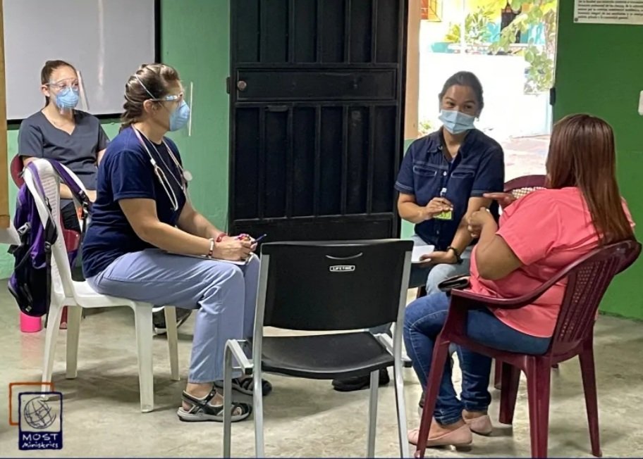 MOSTMinistries1's tweet photo. "I was just grateful to be given the opportunity to serve on this [medical] team even though I don't personally have any professional medical training...so I could know the joy of getting to reflect Jesus' love." They served people who might not have treatments or medications. https://t.co/0u5pepQQRs
