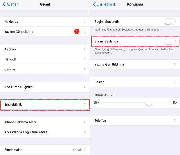 onlyasliozturk's tweet photo. 📱  Ekran Konuşma Özelliği  📱

Uzun makaleleri ve mailleri okumaya çok mu üşeniyorsunuz? iPhone’nun tam bunun için bir özelliği var!
Yapmanız gereken: 
Ayarlar> Genel> Erişilebilirlik> Konuşma > Ekranı seslendir. https://t.co/Y4fsnXblEt