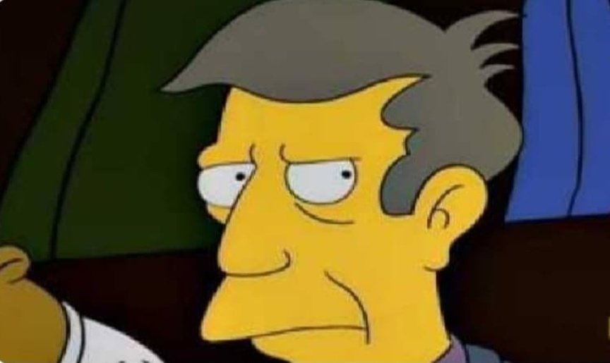Sé que oyes mis pensamientos, Caro. Así que te lo recuerdo: si pruebo que no te gustan Los Simpson, te vas al DE-MO-NIO. Sí, eso dije. Puedo pensar cosas que no digo.