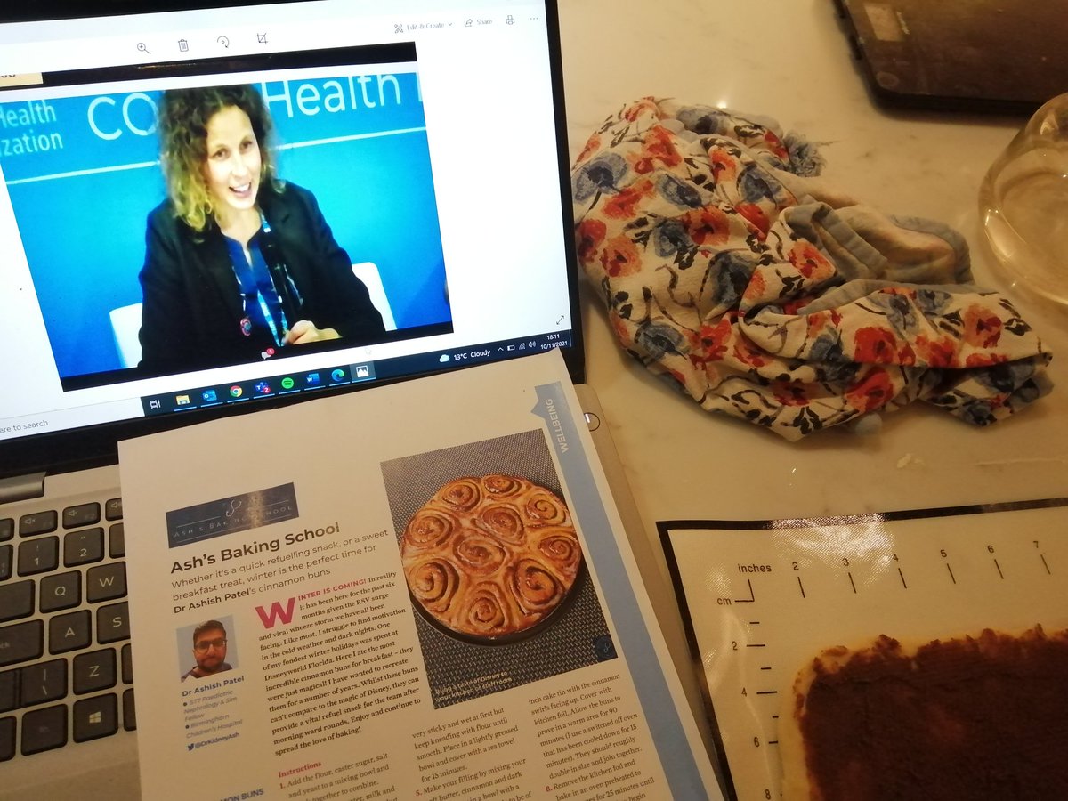 Watching the fabulous @spooner_rosie at #COP26 while baking for the great #RCPCHmilestones bake off tomorrow, pretty great way to spend a Wednesday evening! @AislingBeecher @patrickwfcullen @bruce_warwick @PickardCharly looking forward to tomorrow's taste off!