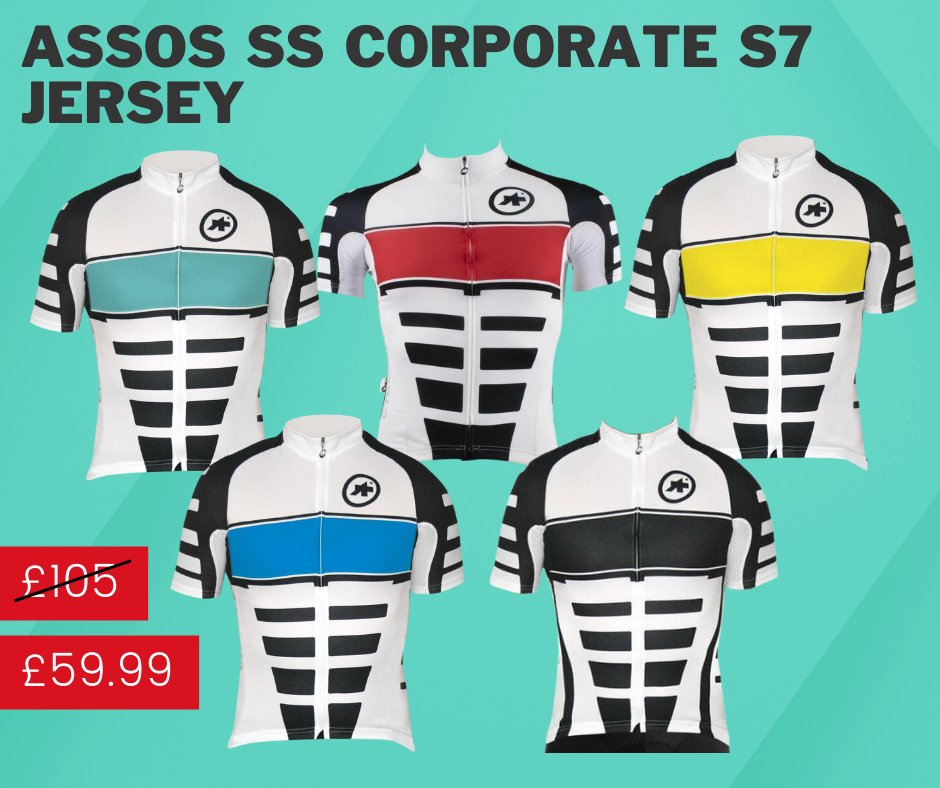 AssosOutlet's tweet image. Assos SS Corporate S7 Jersey - available in 5 colours! 🎨

🛒 Shop here: ow.ly/LpPq50GyeYG