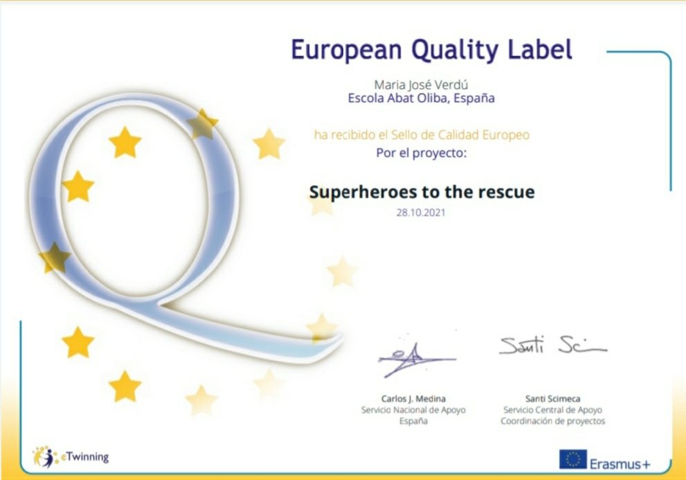 Our European Quality Label arrived. Thanks teachers and students for your work and effort in the project!!🥰 I especially want to thank to <a href="/SuchFunDB/">Yvonne Scherphof</a> and <a href="/luciana/">Lu</a>, my fantastic project partners.😘😘