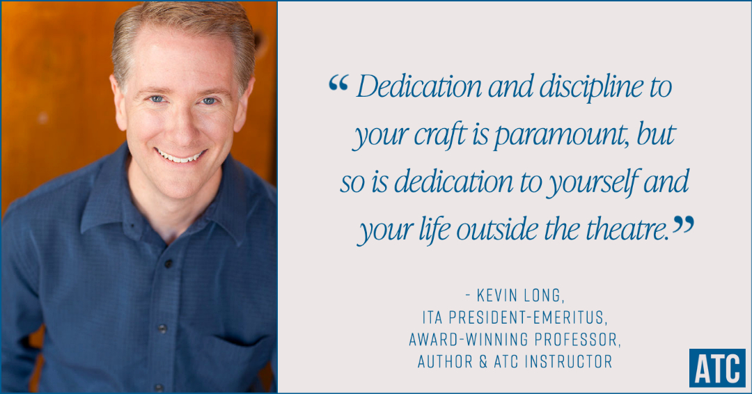 theActorsTrgCnt's tweet photo. "BE THE GOOD PERSON WHO WORKS WELL!" Todays #WisdomWednesday post is brought to you by the delightful Kevin Long, ITA President-Emeritus, Award-Winning Professor, Author, & ATC Instructor. Thanks for the wisdom! 😁 #train2work #train2act #processoverproduct #actorstrainingcenter https://t.co/cGGYKgwJgW