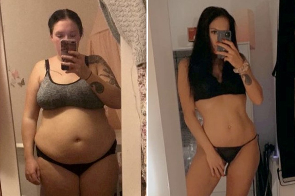nypost's tweet photo. Mom loses 100 pounds in one year after ditching fast food https://t.co/Bq1mFniu8a https://t.co/PZYRUoLkrO