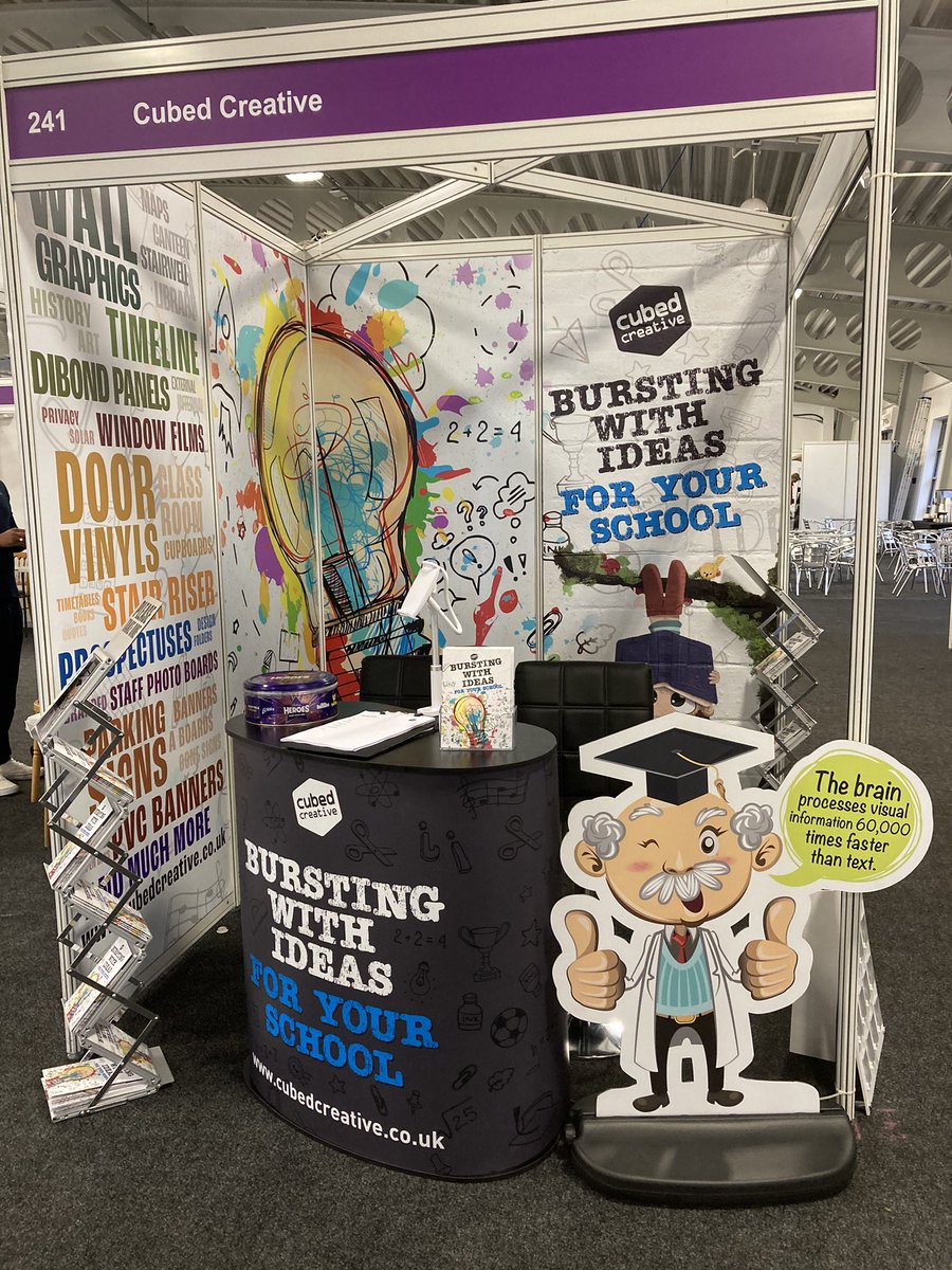 garyboad's tweet image. #TheEdPeopleShow All set up and ready, come have a chat and pick up a brochure
cubedcreative.co.uk