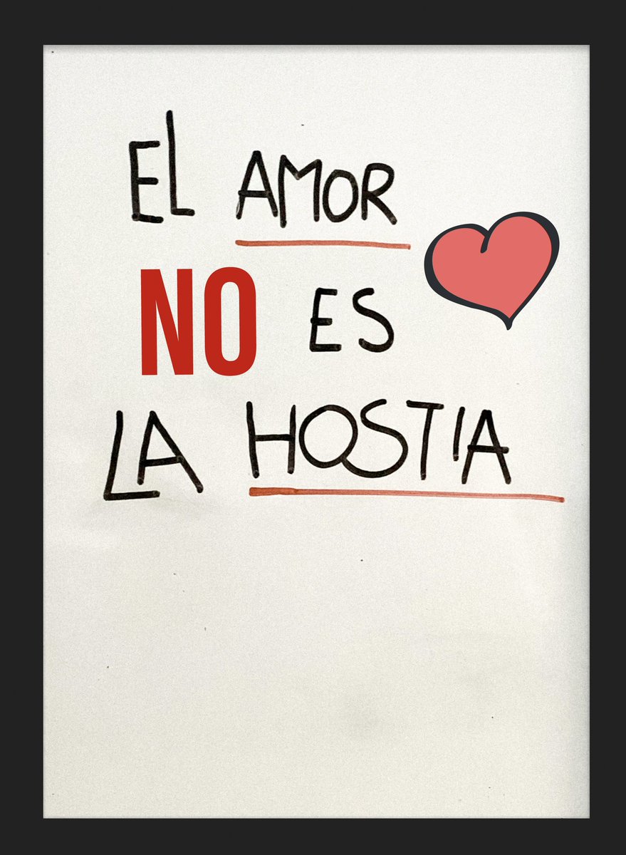 compiccoospm's tweet image. #25N21 des de @CCOOSPM et convidem a participar en la campanya que preparem pel #25N #ElAmorNoEsLaHostia #LAmorNoÉsLÒstia. En una pissarra, cartolina, full,…escriu un missatge contra la Violència Masclista i fes-te una foto. Twita x la @compiccoospm @CCOOSPM