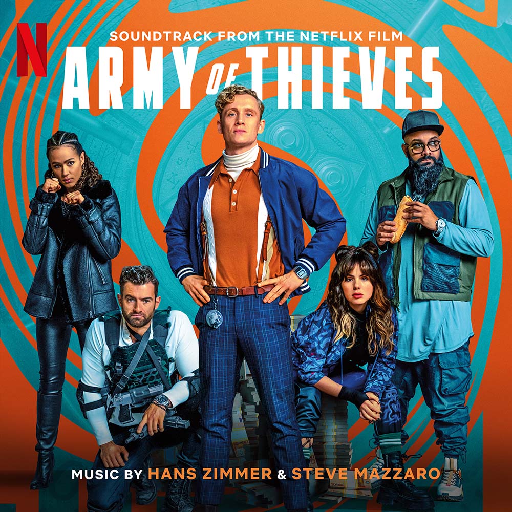 MilanRecLabel's tweet photo. the wait is almost over. The playful score to #ArmyofThieves by @HansZimmer &amp; @SteveMazzaro drops this Friday!
#ArmyOfThieves https://t.co/rGE72OsQS0