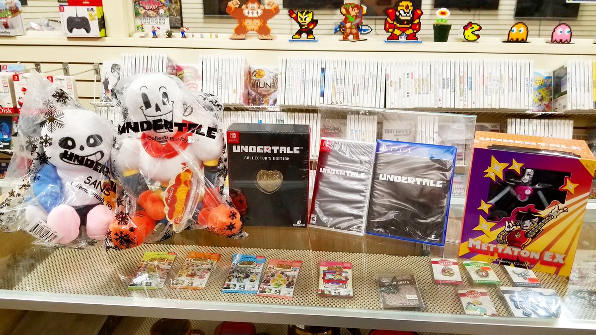 Game_Realms's tweet photo. Restock!
We got #Undertale #videogames & #merch by @Fangamer in stock at @Game_Realms in #Burbank #California
@tobyfox #Nintendo #Switch #PS4 #PlayStation #NintendoSwitch #fangamer #deltarune #sans #papyrus #Mettaton #toriel #indiegames #indiedev #temshop #temmie #toriel #gaming https://t.co/yvzATEEKUz