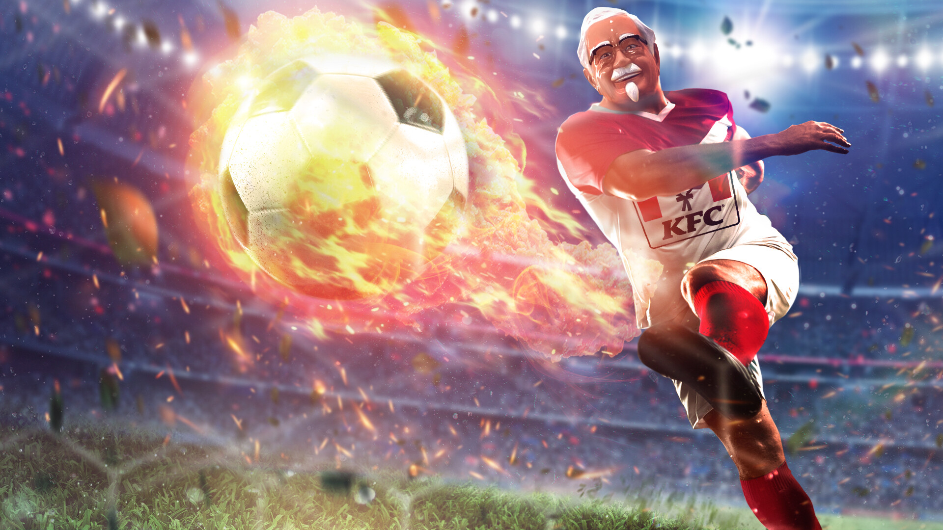 Amazon.co.jp: ケンタッキーフライドチキン KFC サッカーボール