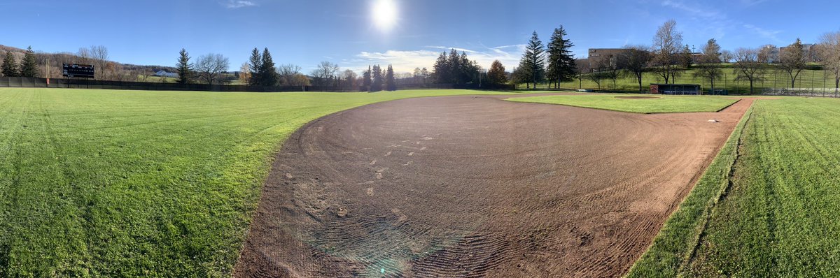 CobleskillBase's tweet image. Special Place to play College Baseball #FallViews #SUNYCoby #FightingTigersBaseball