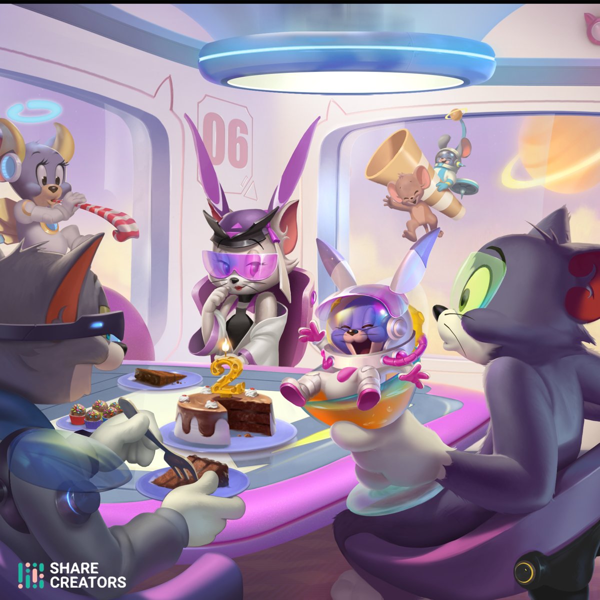 Share_Creators's tweet photo. 猫和老鼠 Time Warner & NetEase & Share Creators Co-devlopment: Tom and Jerry:
#ShareCreators #Design #Designer #Game #MobileGames
#Art #codevelopmentSupport #TOMandJERRY
#Timewarner https://t.co/snv6lIq4r4