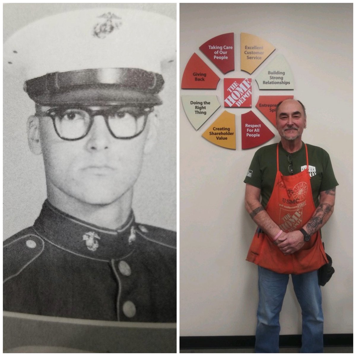 Ramona Sypniewski ⚓️ (@ramonaasds) on Twitter photo THANK YOU for your Service Ken 🇺🇸 United States Marine!  #HomeDepotVets #VeteransDay THANK YOU for your Service Ken 🇺🇸 United States Marine!  #HomeDepotVets #VeteransDay