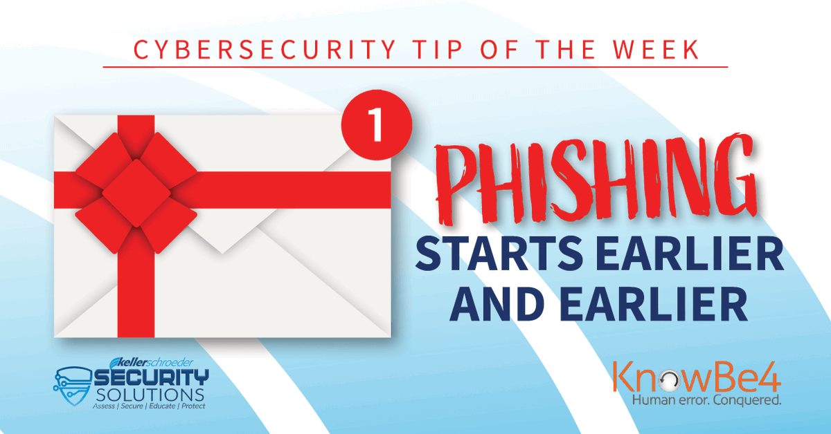 .<a href="/KnowBe4/">KnowBe4</a> SECURITY TIP OF THE WEEK >> Recently, cybercriminals have been taking advantage of the upcoming holiday season in a shopping-based #phishing attack. #cybersecurity #malvertising

Follow these tips to shop safely this holiday season: ow.ly/w9v050GJQJs
