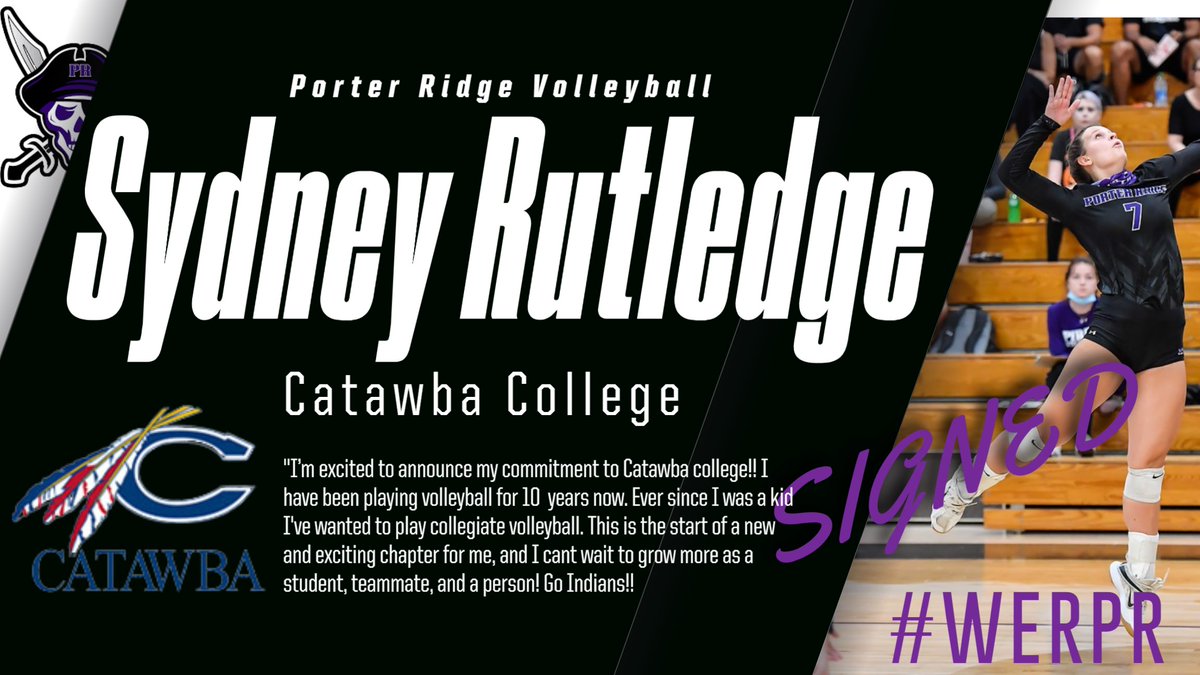 Congratulations to Sydney Rutledge for signing to continue to play volleyball at Catawba College!

<a href="/AGHoulihan/">Andrew G. Houlihan</a> <a href="/UCPSNCAthletics/">UCPS NC Athletics</a> @pr_volleyball