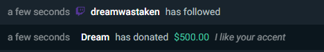 BritGamer_'s tweet photo. @dreamwastaken Dream you liked my accent enough to follow already :) This was almost a year ago now, and I've been consistently streaming since - almost 10k followers strong now. I'm decent at improv, chill with anyone, and want to have a fun time and make quality content! It'd be a 'dream' :) https://t.co/XpRYXmG5E9