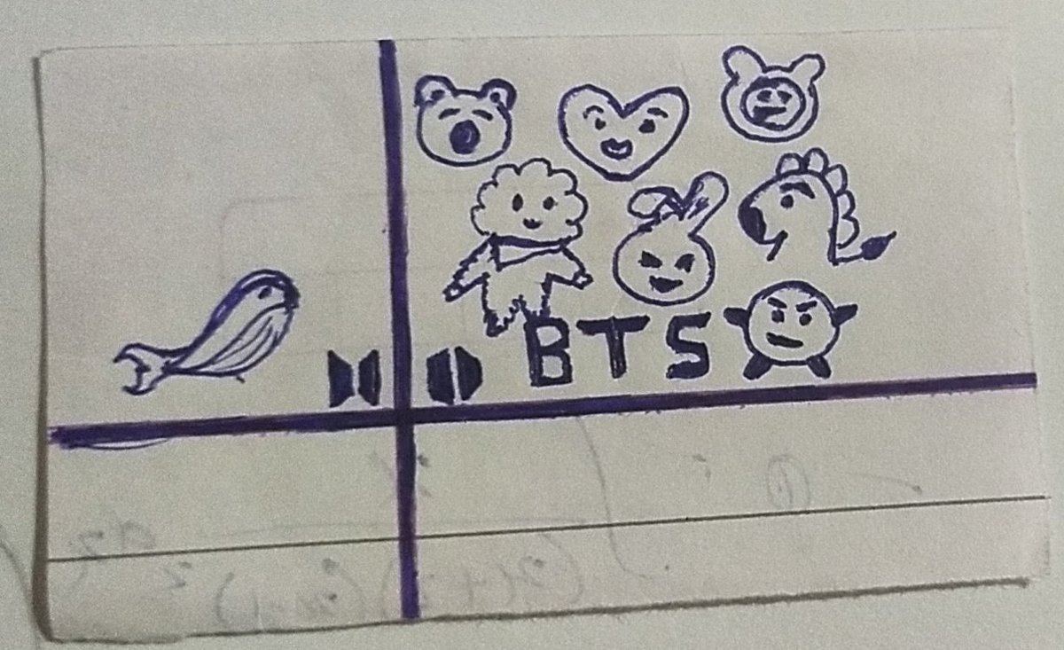 jioctisaprale's tweet photo. This was drawn by me in a kind of boring maths class 😺 and this is my #firstfanart 🤭💜 https://t.co/Ikqk5wU3Xr