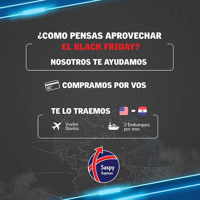 SaspyExpress's tweet photo. YA PALPITAMOS EL #BlackFriday2021 
¡La mejor oportunidad para comprar todo eso que querés!
#SaspyExpress #SaspyTeLoTrae #CompraOnline https://t.co/KDmSMiEYbG