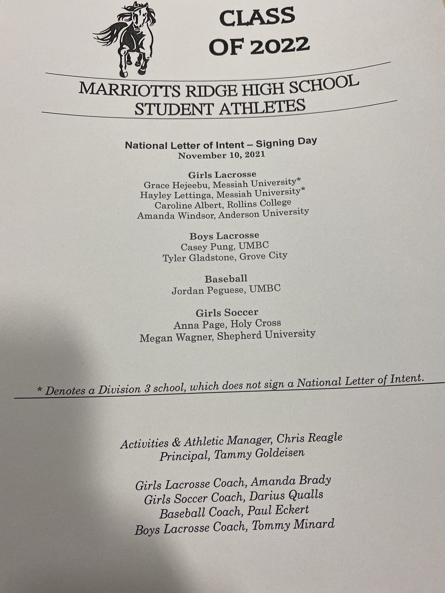 Marriotts Ridge Hs (@Hcpss_Mrhs) / Twitter