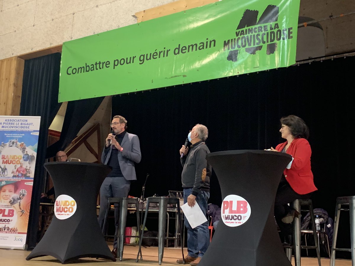 A la soirée bilan de #LaPierreLeBigaut. FORMIDABLE travail des bénévoles encore cette année avec 371 000 euros collectés au bénéfice de <a href="/vaincrelamuco/">Vaincre la Muco #SAM2025</a> ! Trugarez au nom des chercheurs qui peuvent faire avancer leurs travaux grâce à vous ! 🙏🏼🙏🏼🙏🏼👏🏼👏🏼👏🏼 #mucoviscidose