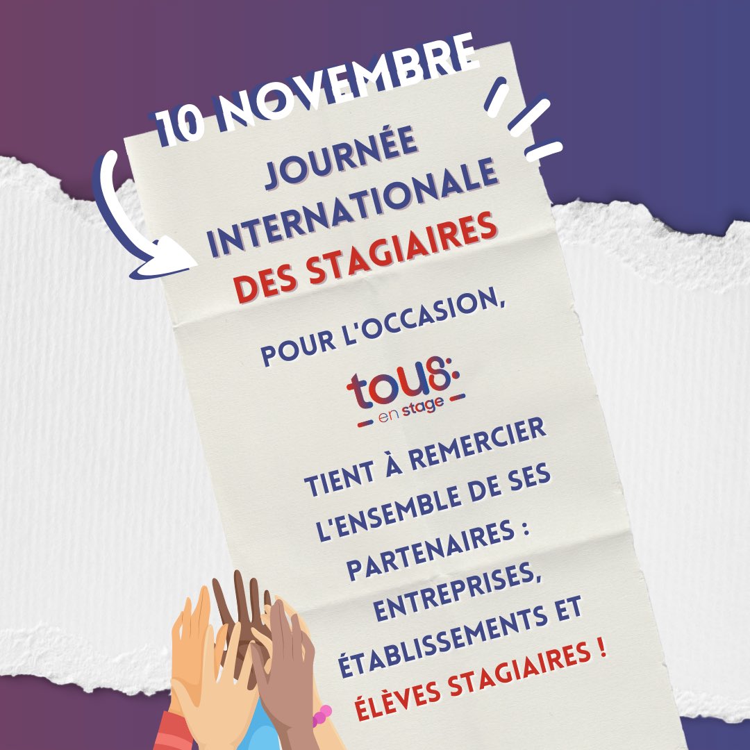 Tous en stage tweet media