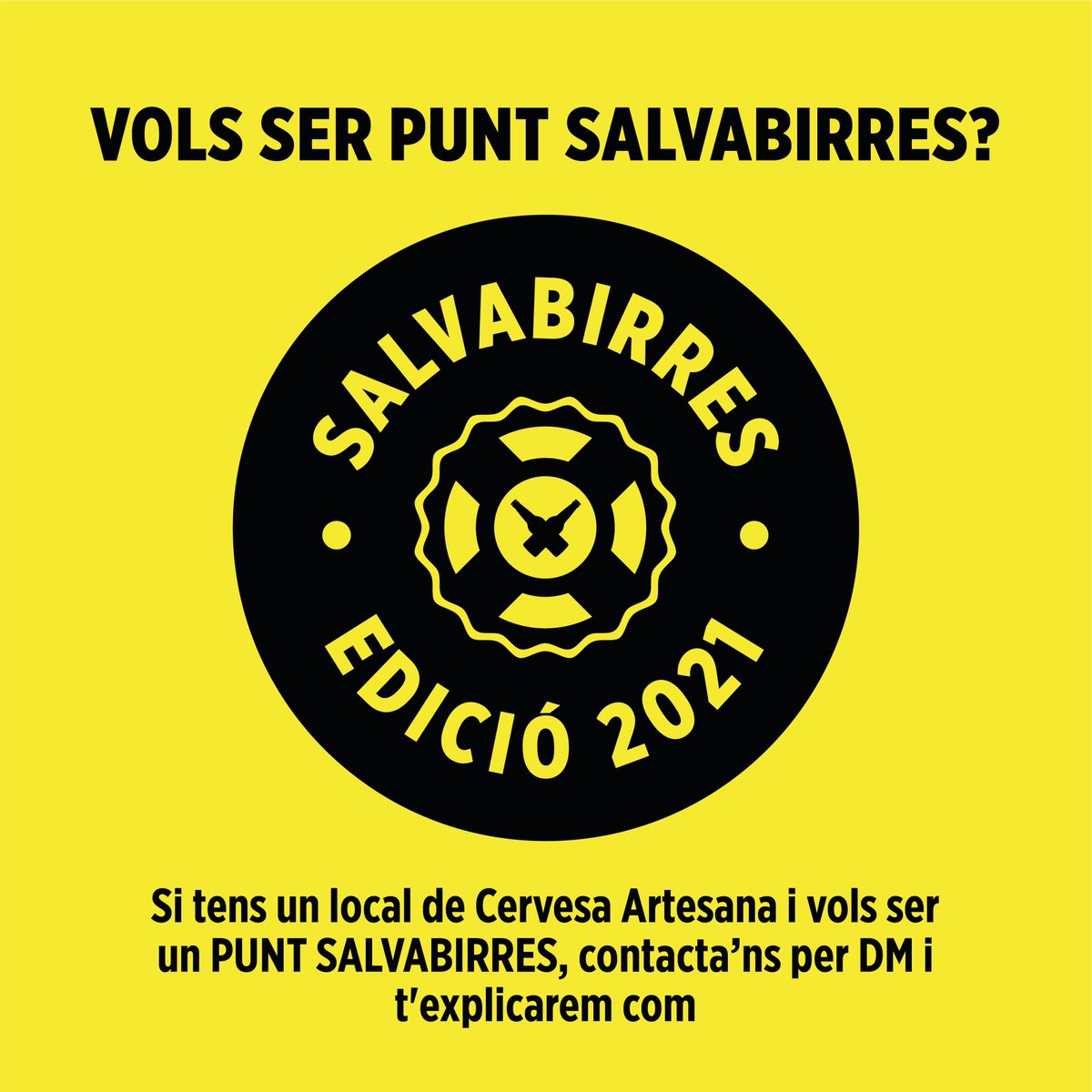 Si tens un local de cervesa artesana i vols ser un PUNT SALVABIRRES, contacta'ns per DM i t'explicarem com.

És gratuït i tot són avantatges!