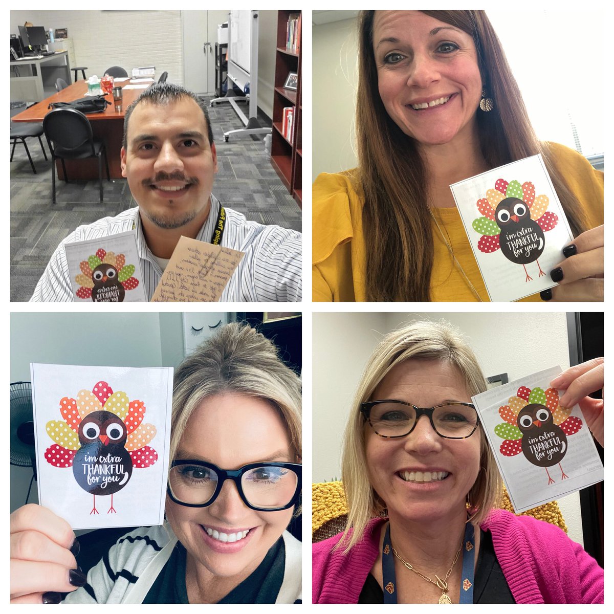 lisacook_'s tweet photo. I❤️@TaryneEWEup !  Thx for sending me Gertie and the sweet note!

Gertie the grateful turkey is making her way around the district spreading affirmations and thankfulness! #GratefulGertie #RCISDJOY https://t.co/e4lgKeNefB