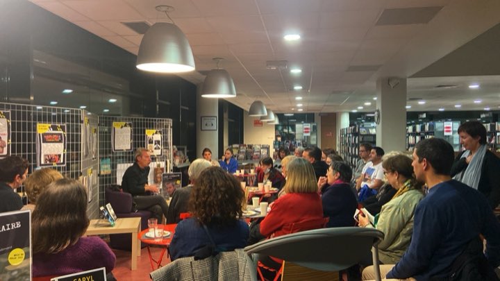 En direct de la rencontre avec Caryl Férey à la médiathèque de Montgeron 📖