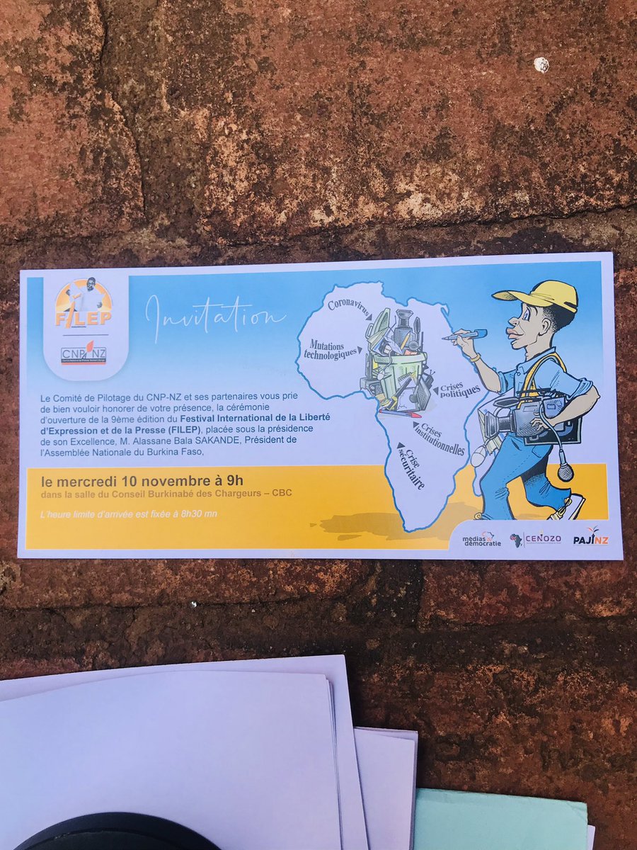 BicabaJunior's tweet photo. Placée sous le thème « Des médias résiliants au service des citoyens africains », la cérémonie d’ouverture de la 9em édition du #Festival_International_de_la_liberté_dexpression_et_de_la_Presse s’est tenue ce mardi 10 novembre 2021 au CBC.
#ABB #FILEP2021 https://t.co/TQIgujBF4m