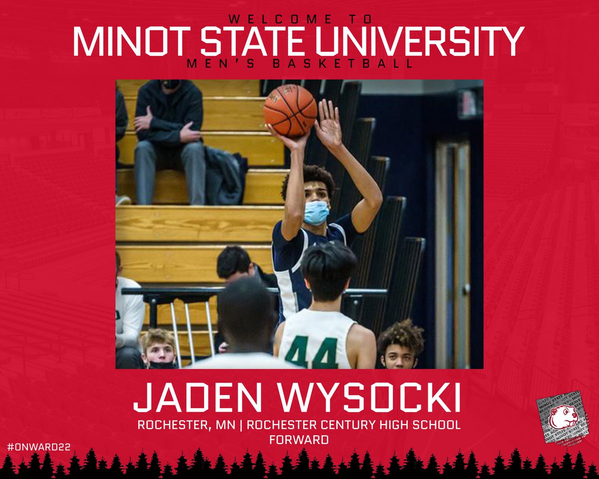 Minot State Men's Hoops (@msubeaversmbb) on Twitter photo We are very excited to welcome <a href="/JadenWysocki/">Jaden Wysocki</a> to the Beaver Basketball Program!
#BuildTheDam
#Onward22 We are very excited to welcome <a href="/JadenWysocki/">Jaden Wysocki</a> to the Beaver Basketball Program!
#BuildTheDam
#Onward22