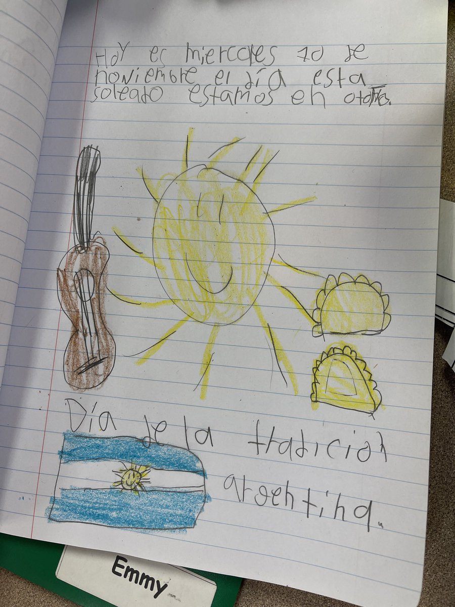 ERadichi's tweet photo. 10 de Noviembre “Día de la Tradición” (Tradition Day - Argentinian celebration) and we commemorated it in the Spanish class! https://t.co/sHKFilQp2f