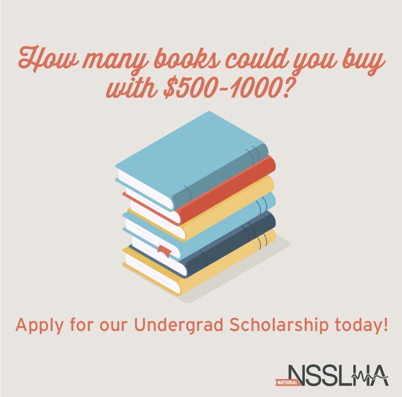 ARSpeechHearing's tweet photo. RT @NSSLHA: Calling all undergrad sophomores &amp; juniors—we’re awarding 6 $1,000 scholarships and 4 $500! How would you use it? Put the money toward textbooks next semester? Apply today: https://t.co/iDpG2NSrSz
#nsslha #aud2b #slp2b #audpeeps #slpeeps #slpsofcolor #blackslps https://t.co/ID115F7Awj