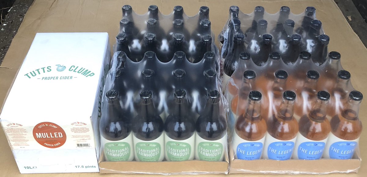 tuttsclumpcider's tweet photo. Another #tuttsclumpcider bottle and draught top up this afternoon for #TheOldBootInn #StanfordDingley π #essentialsupplies #supplychain #propercider #fruitcider #mulledcider https://t.co/g65FzB3xYo