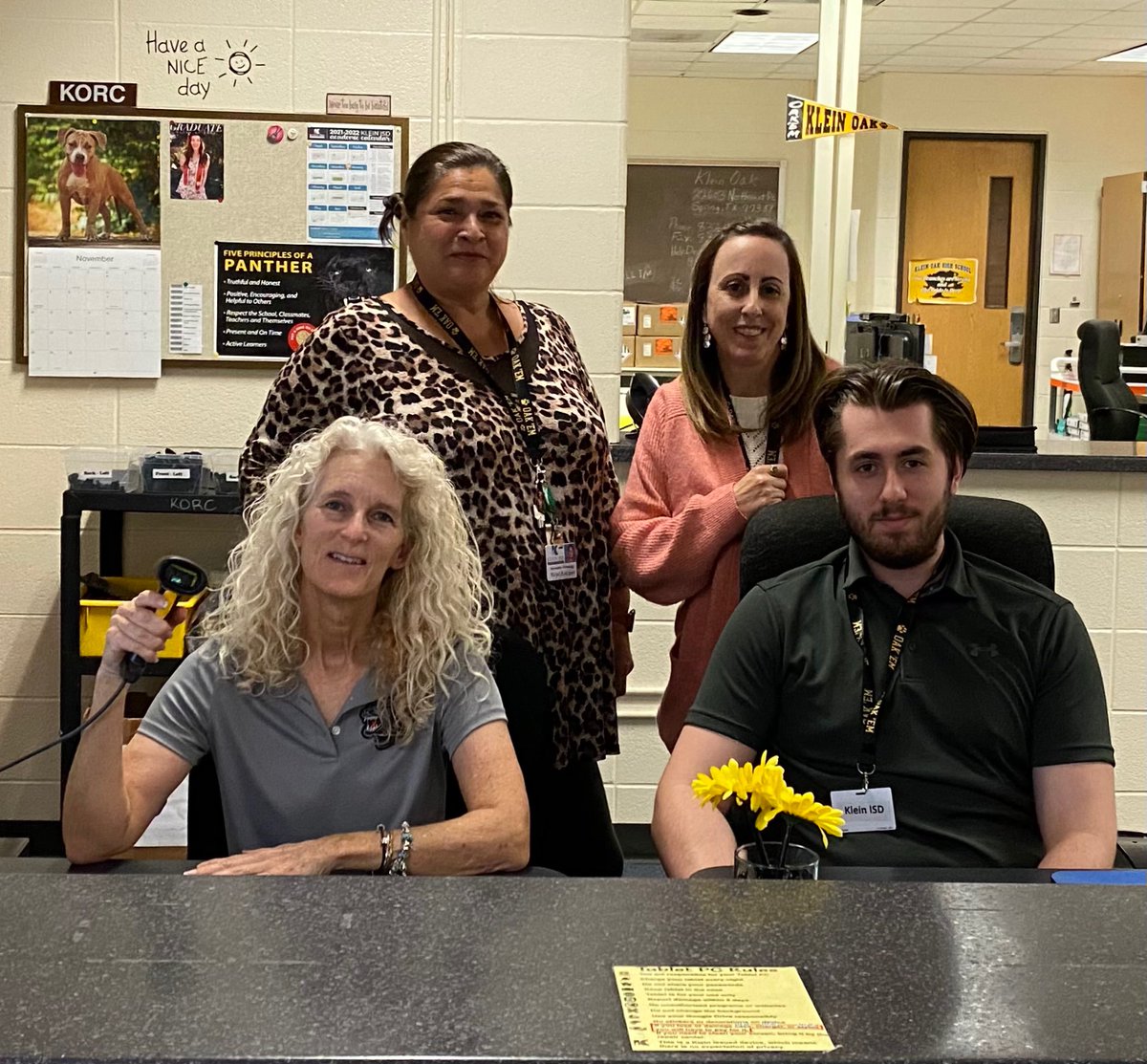 mindylougunn's tweet photo. My fabulous work team! 
#KORC #KleinIT https://t.co/1SprDIRtmX