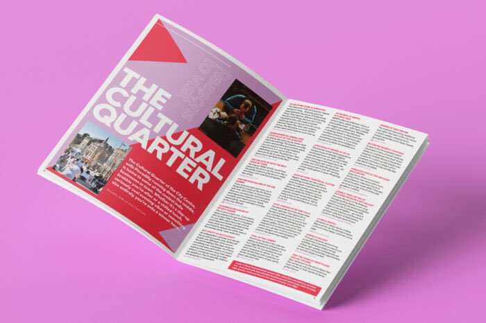 Recently we designed &amp; printed a ‘Guide to Stoke on Trent’ for <a href="/StokeontrentBID/">Stoke-on-Trent BID</a> to give out to new students at <a href="/KeeleUniversity/">Keele University 🐿️</a> &amp; @StaffsUni it’s packed full of helpful things when starting a new life in a new city. #staffordshirehour