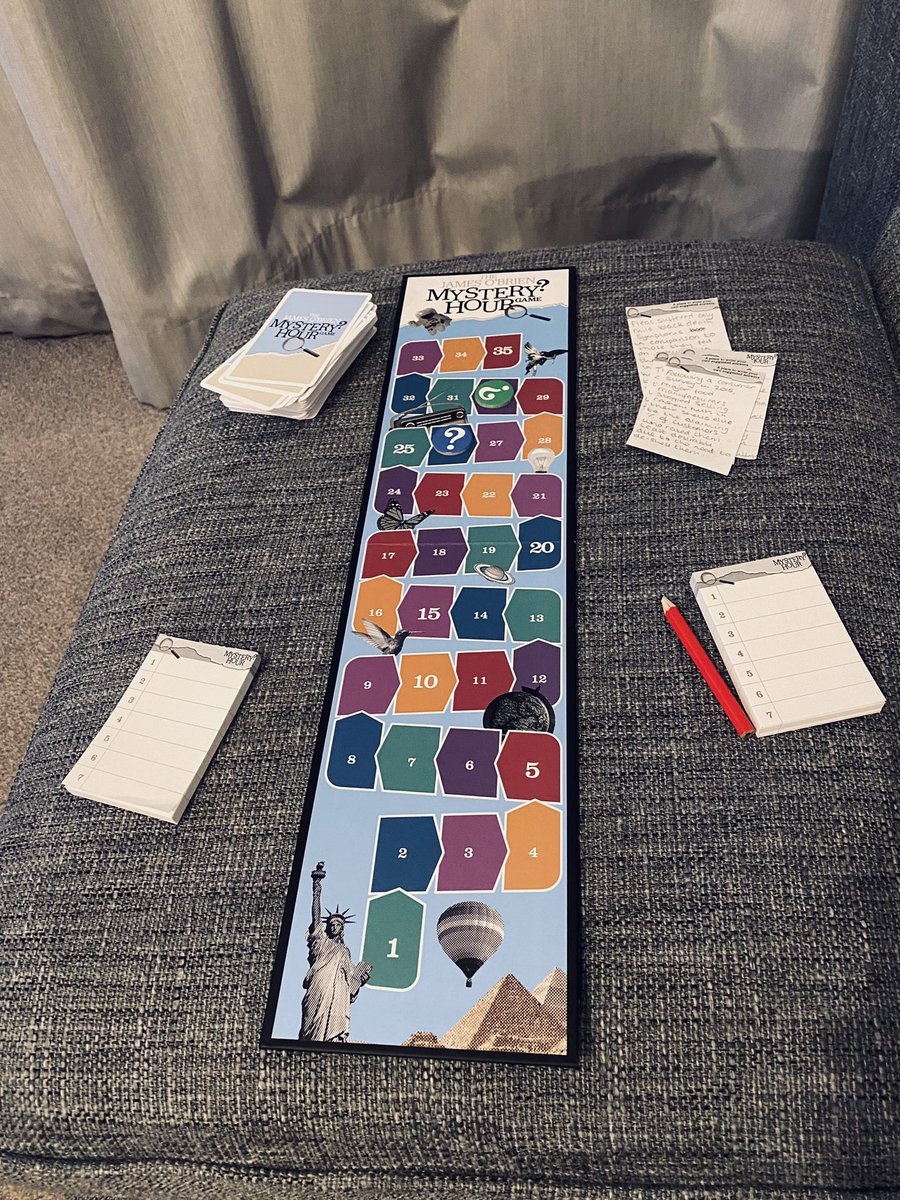 MorganWinslade's tweet photo. @mrjamesob just completed our first go at The James O’Brien Mystery Hour Game.. it’s even better than expected (and this coming from my partner who is by his own admission James’ no.1 fan)  #MysteryHourGame #Addicted https://t.co/Xu5jGtx3rQ