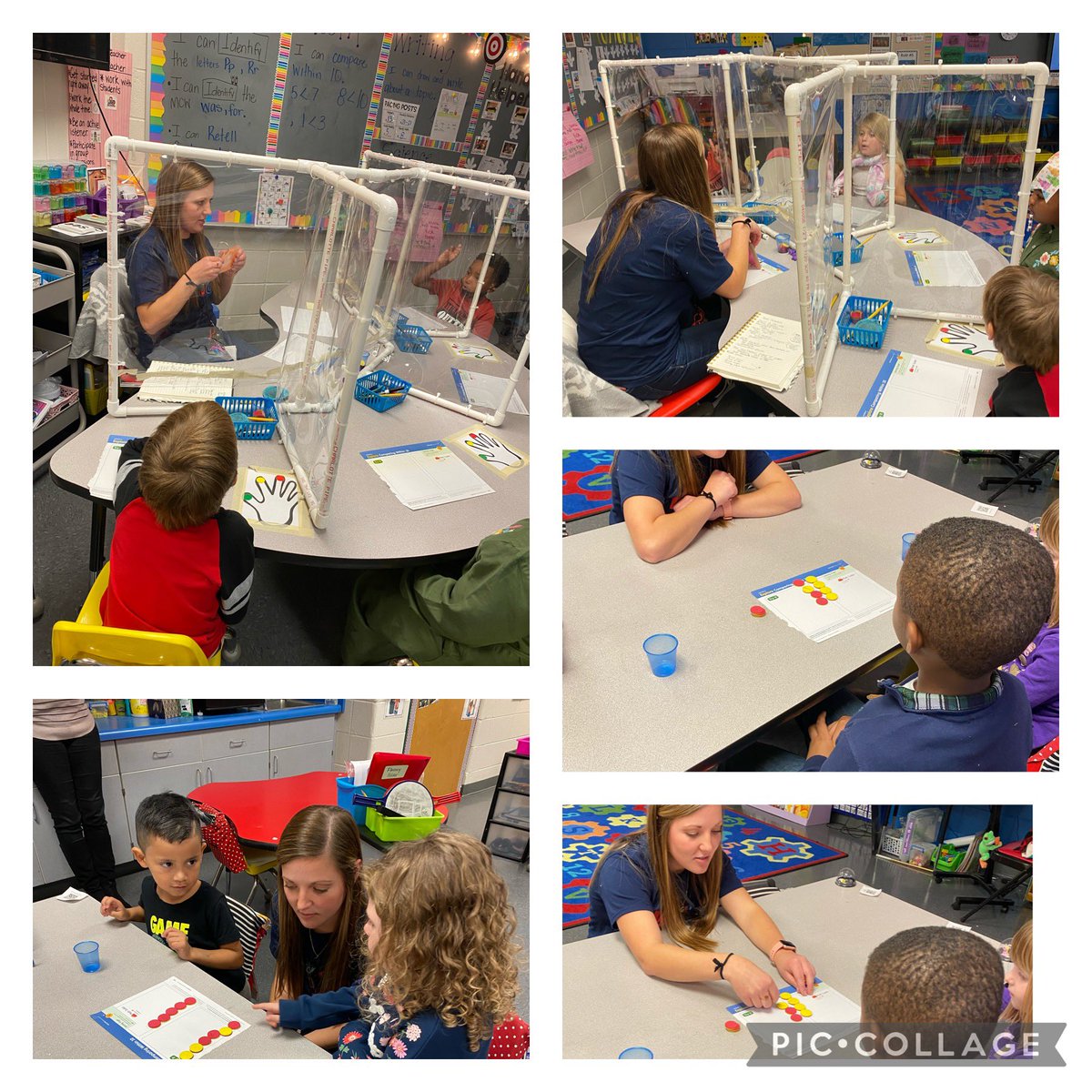 annajones35160's tweet image. Kindergarten ss develop understanding of more &amp;amp; equal by comparing number sets with partners. In small grp Ss subitize quick images @TCBOE_LES @TCBOE #LeadingTheWay #BackToOurFuture