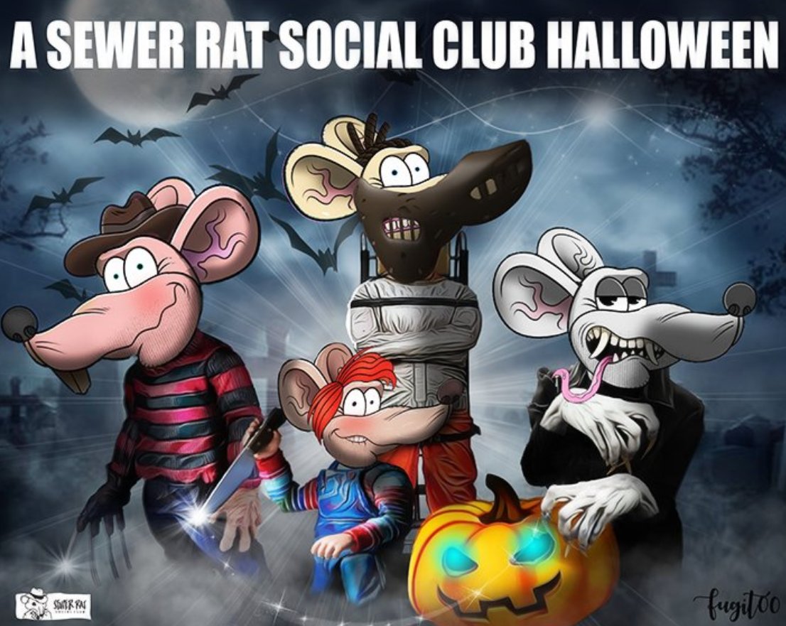 SewerRats_NFT's tweet photo. @mikulsky @erickarbeling @DesaPecundang Reminder,
Winners were selected by number of likes/RTs
Honorable mentions:
@LondonSewerCity
@kulkarnimandy
@fugit00
You win 15K CHIZ - this art is just too good. https://t.co/vZsdQzd0rS