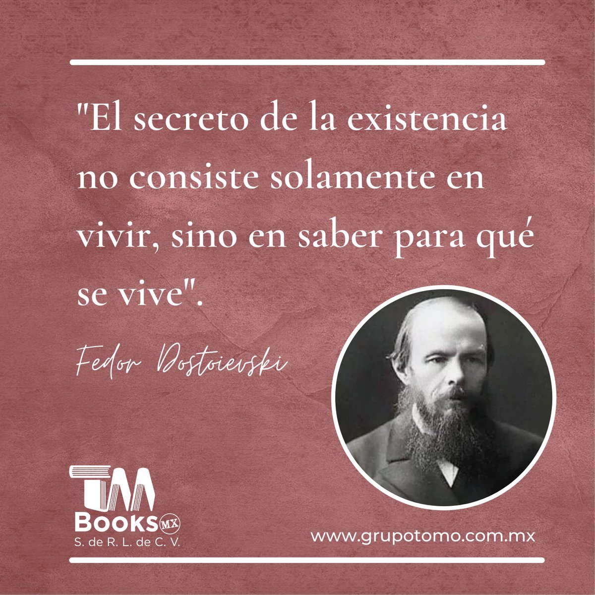 TomoBooksMX's tweet photo. Fedor Dostoievski desde muy joven se dedico al cultivo de las letras, mas como vocación, que como profesión, pues por vocación literaria era parte de una orientación más amplia, que tocaba, en un sentido filosófico y ético.

https://t.co/832zN5Xwpz https://t.co/qXMX09KwxF