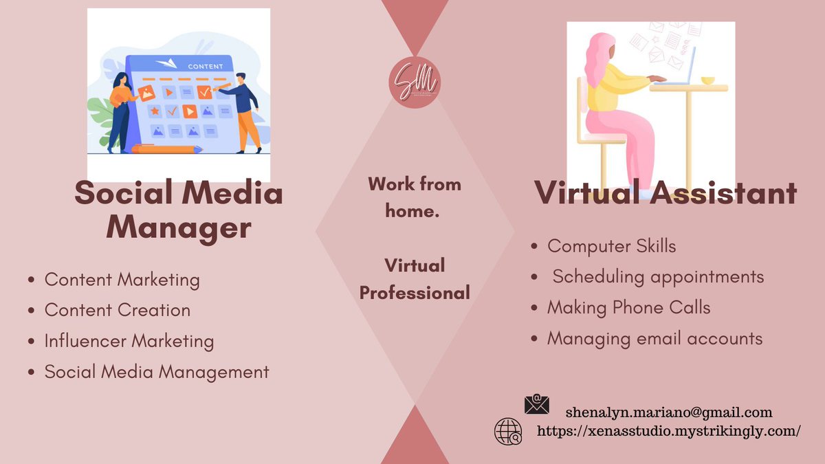 xenasstudio7's tweet photo. Pandemic has been a tough experience for everyone but, but an opportunity was open for me. I have been wanting to do what I am passionate about and this is it. Become a social media manager and virtual assistant at the same time. 

#Virtual #virtualassistant #professional https://t.co/emHHpApdzL