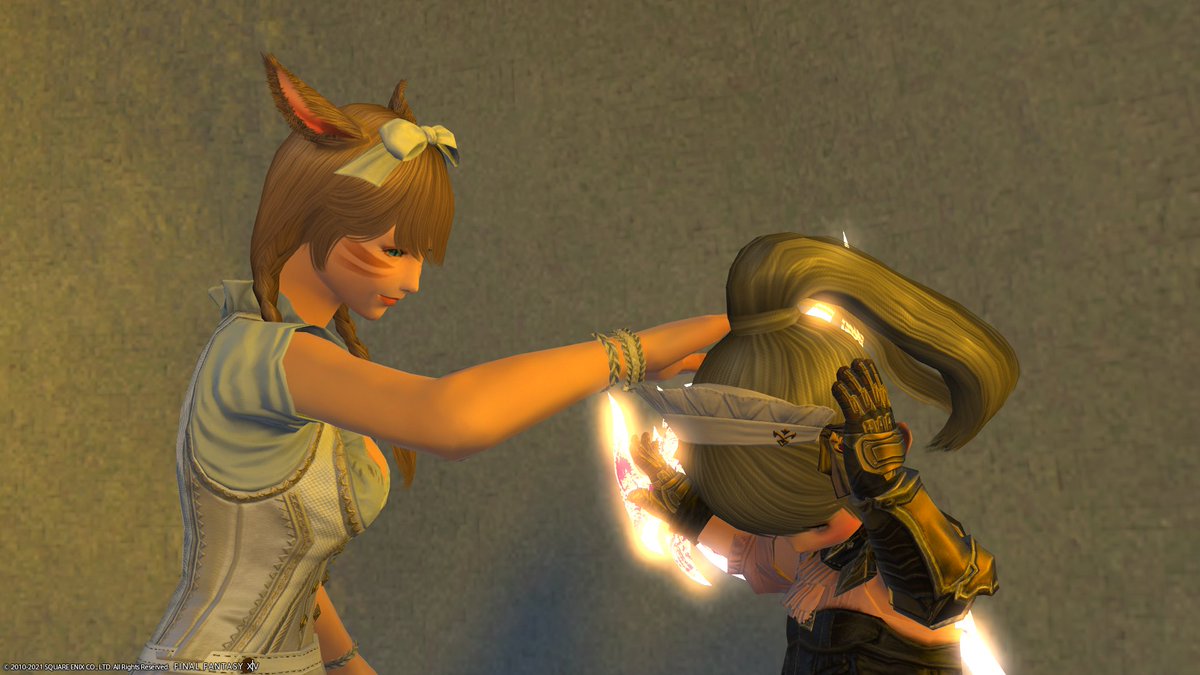 moegi_ff14's tweet photo. あやうく着替えを見られるところだったあぶない https://t.co/qbBw3MWM27
