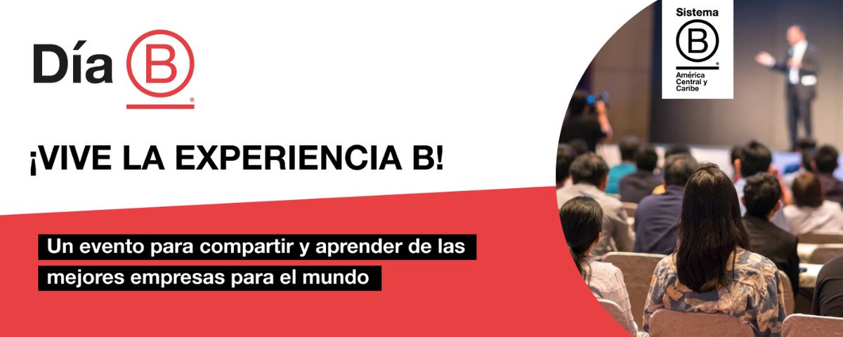 Te invitamos a participar del Día B de América Central y el Caribe, donde estaremos hablando de Gobernanza desde la mejores empresas para el mundo. Nos vemos mañana jueves, 11 de noviembre a las 9:45 a.m. de Colombia 🌿🌴
Link de conexión: lnkd.in/gn54GDAX
#EmpresaB #BCorp