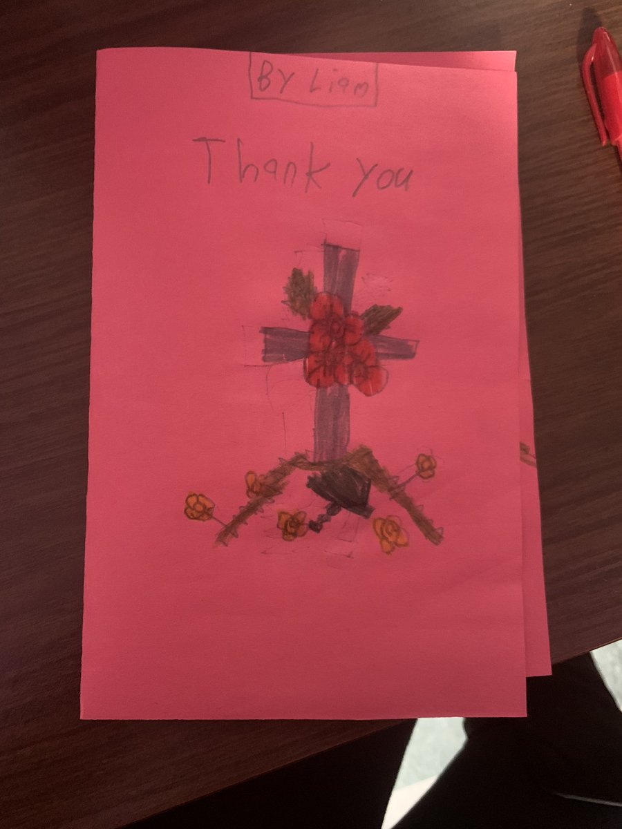 mspharand's tweet photo. We have been working hard on our Remembrance cards that will be dropped off for Veterans at our local @RoyalCdnLegion I am so impressed with my students thoughtfulness and creativity. #postcardsforpeace https://t.co/owOOsad39H