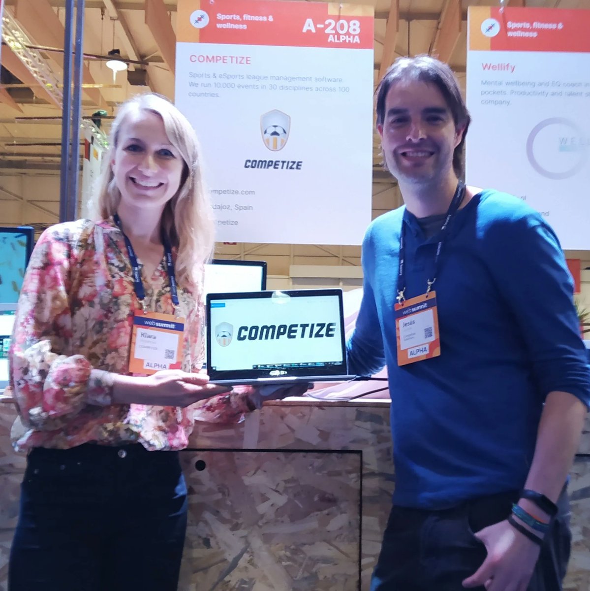 competize's tweet photo. 3 días, 40.000 visitantes. Fue un placer presentar COMPETIZE en el Websummit en Lisboa.
#competize #deporte #startups #innovacion #emprendimiento https://t.co/hdcAfhaq23