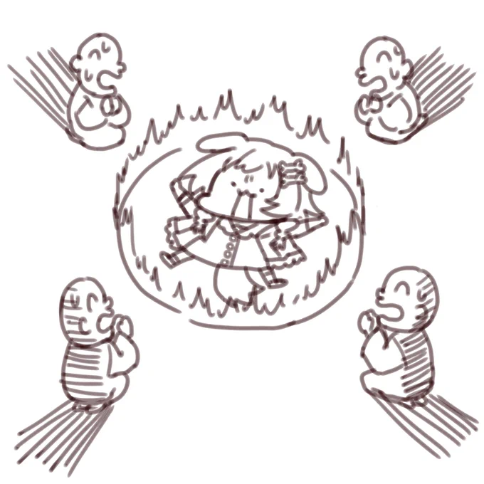 ころさんを休ませる時のイメージ
#できたてころね 