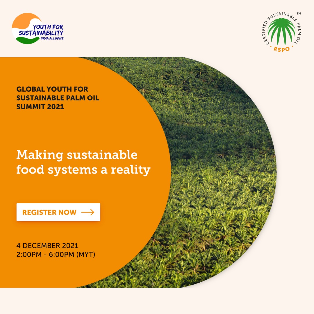 We’ll be taking part in the Global Youth for Sustainable Palm Oil Summit 2021 on 4 December. Join us to know about achieving sustainable food systems and being a responsible consumer.
Register: bit.ly/GYSPO2021_Regi…
@RSPOtweets
#GYSPO2021 #SustainablePalmOil #GlobalYouthSummit