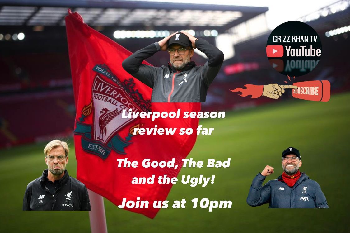 GrizzKhan's tweet photo. LFC Season review . The good the bad and the ugly . Join me @BlueChipLFC @_ConroyH and @GooalMouth to dissect it all plus our reaction to the imminent announcement of Stevie G to villa. #LFC https://t.co/0Y2eDjKfmA https://t.co/vEPorLGvqX