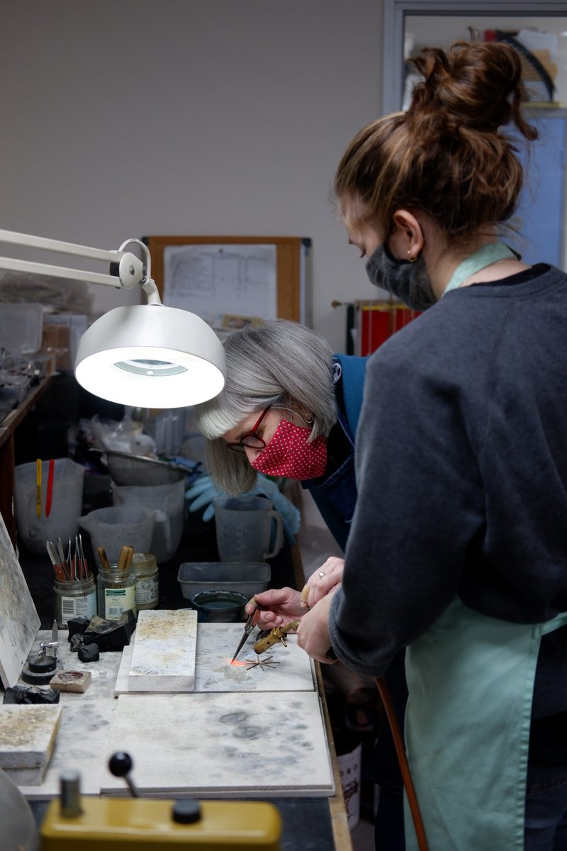 haverstock_llp's tweet photo. Some of our architects were lucky enough to have joined @StudioC306 in their metalwork workshop. The aim of the studio is to empower disadvantaged local individuals by offering a creative space for those who are recovering from mental illness. https://t.co/YiaCzttfxw https://t.co/kuFiNKccUG