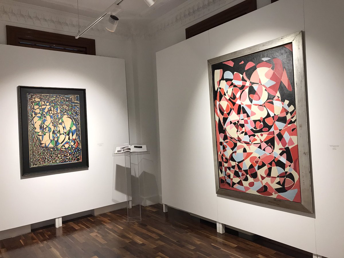 patyale's tweet photo. Treat for art-lovers - Fahrelnissa Zeid exhibit in #Şişli’s #Bozlu Art Gallery has been extended until 13 Nov. Lovely space inside Mongeri blding. Wide range of her art -portraits & abstracts. #Istanbul https://t.co/JKEDE84gW6