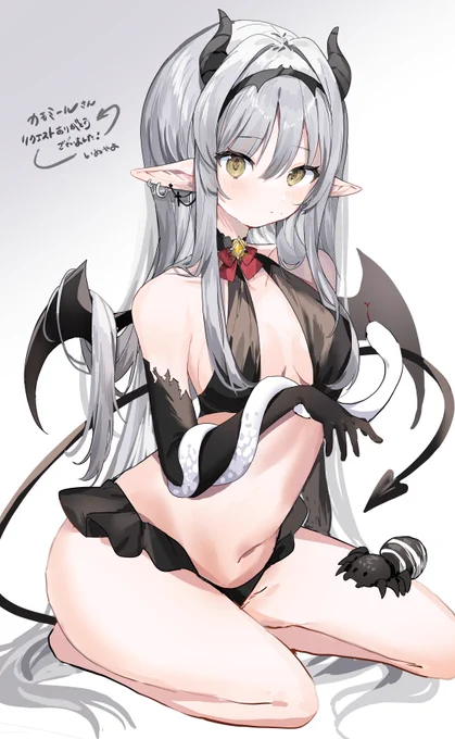 スケブ納品しました!キャラデザさせてもらった(:_;) 